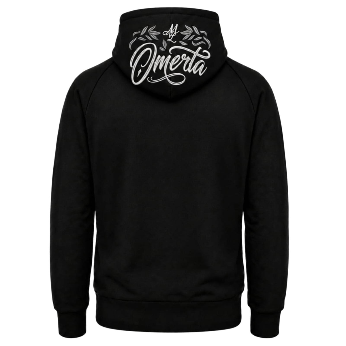 Omerta embroidered zip hoodie