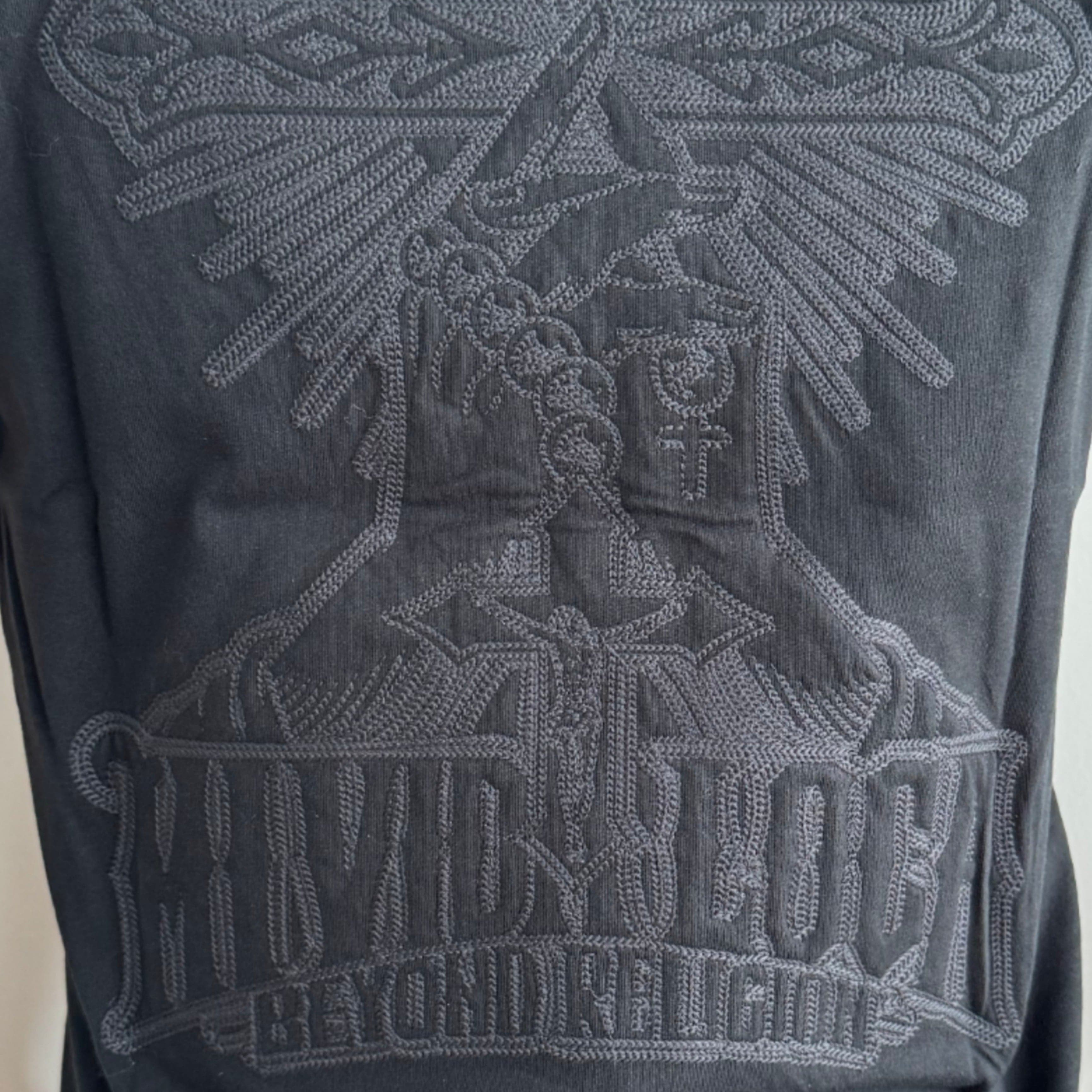 Camiseta MVL Beyond religion - negra (OVERSIZED)