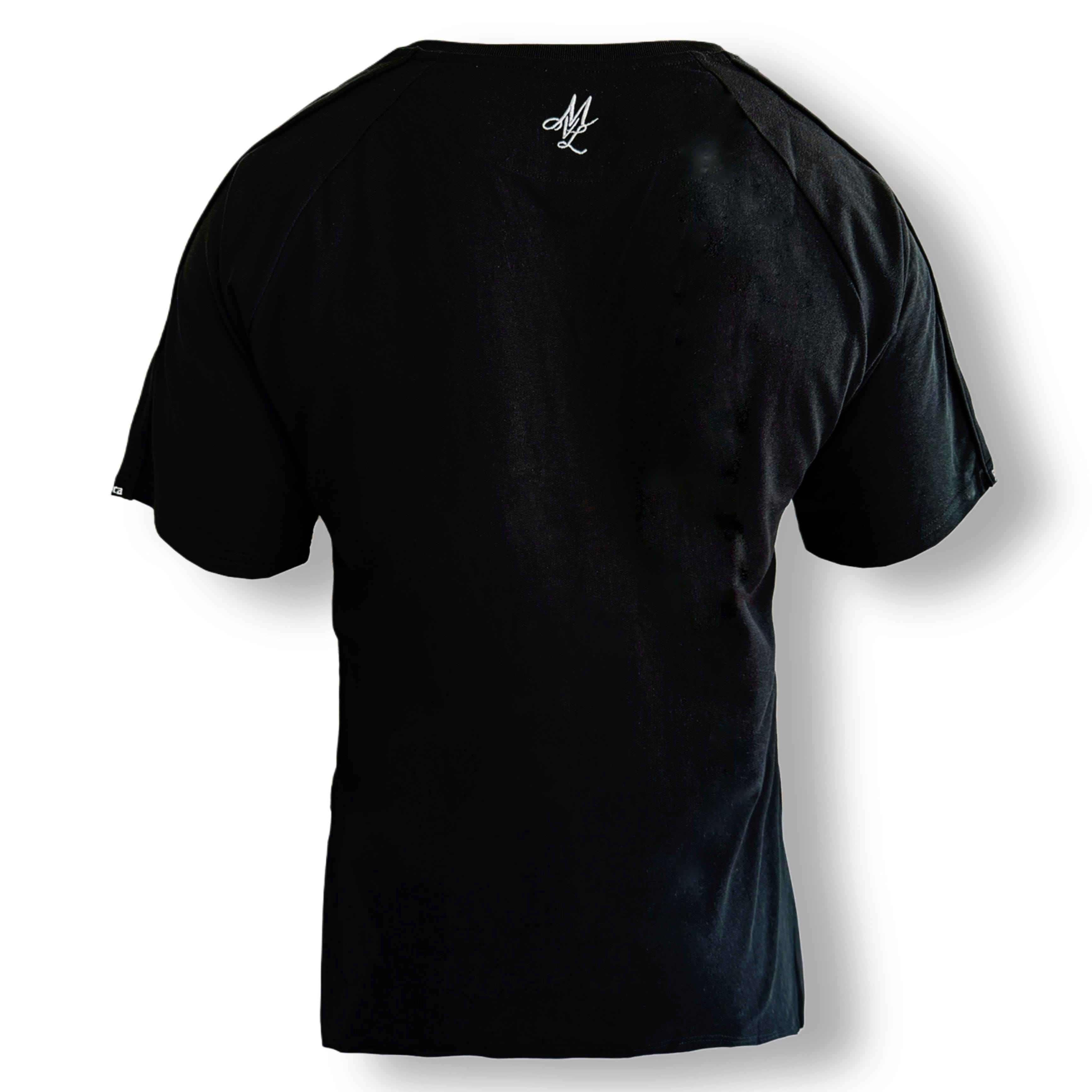 Базовая рубашка MVL - черная (СВОБОДНЫЙ КРОЙ)