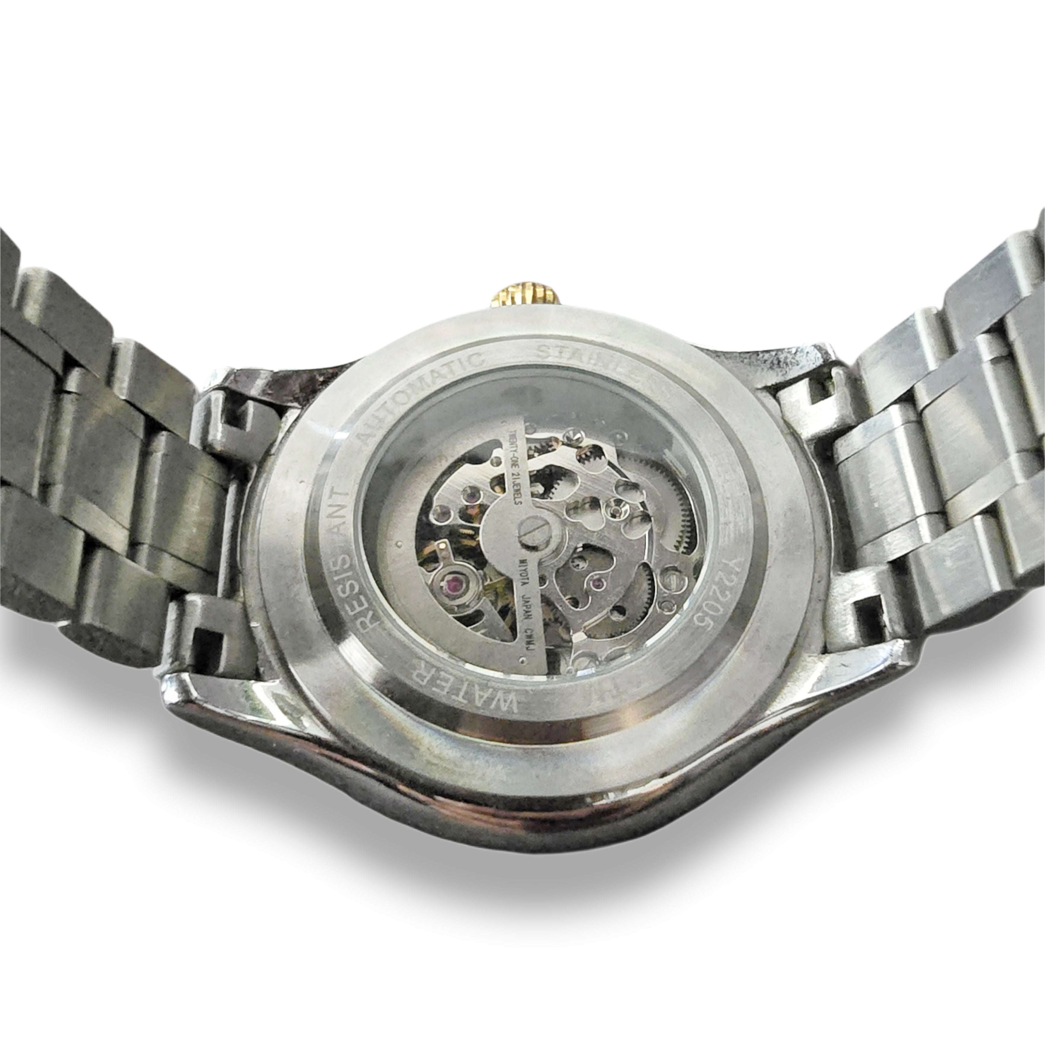 Orologio da polso automatico MVL "Doppio teschio" con movimento giapponese