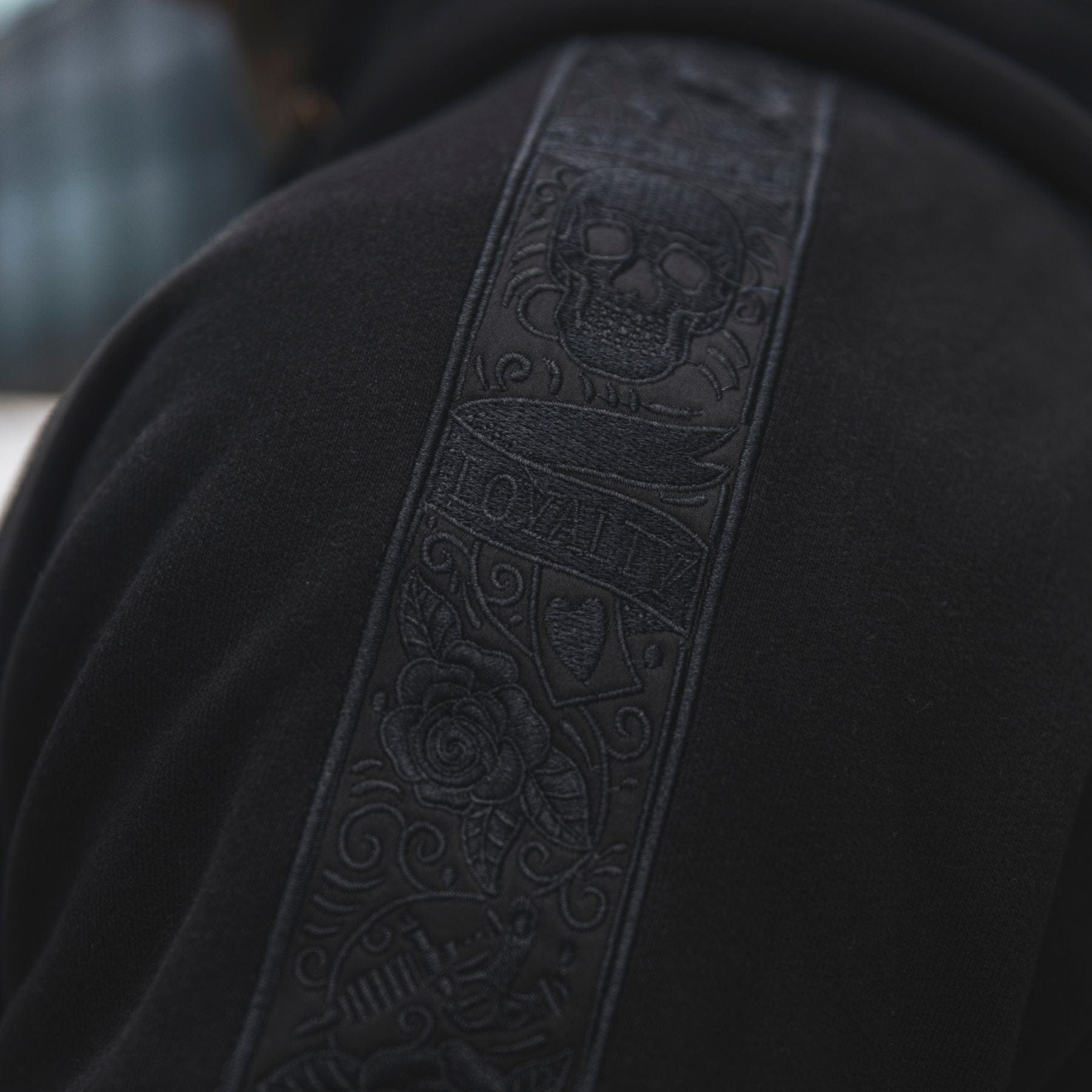 LFR Trainingsanzug Kapuzenpullover – Schwarz/schwarz