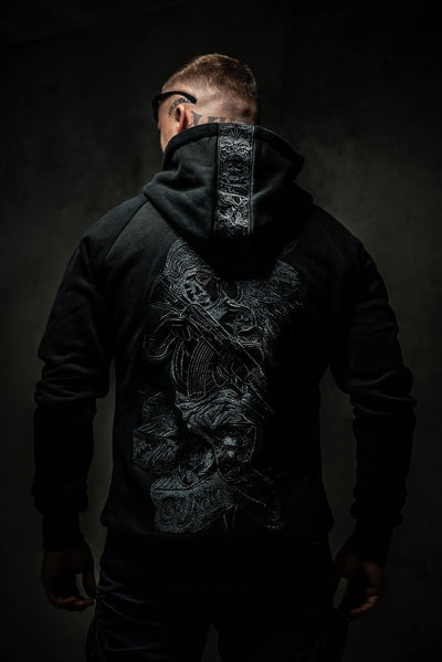 Sudadera con capucha MVL "Ángel oscuro"