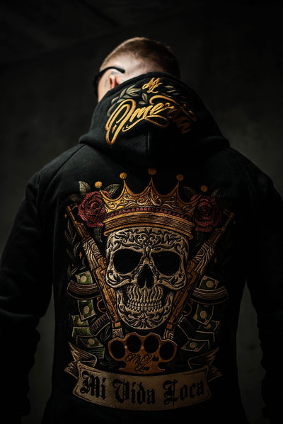 Sudadera con capucha MVL "Ángel oscuro"