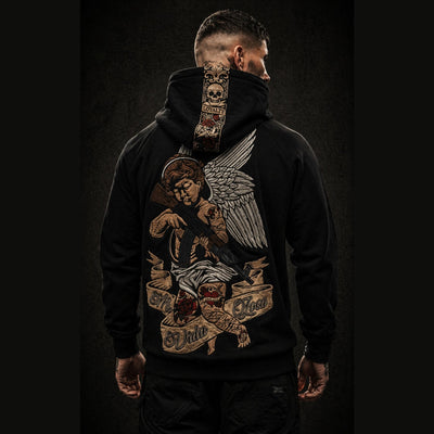 Sweat à capuche MVL « Cupidon avec un pistolet »