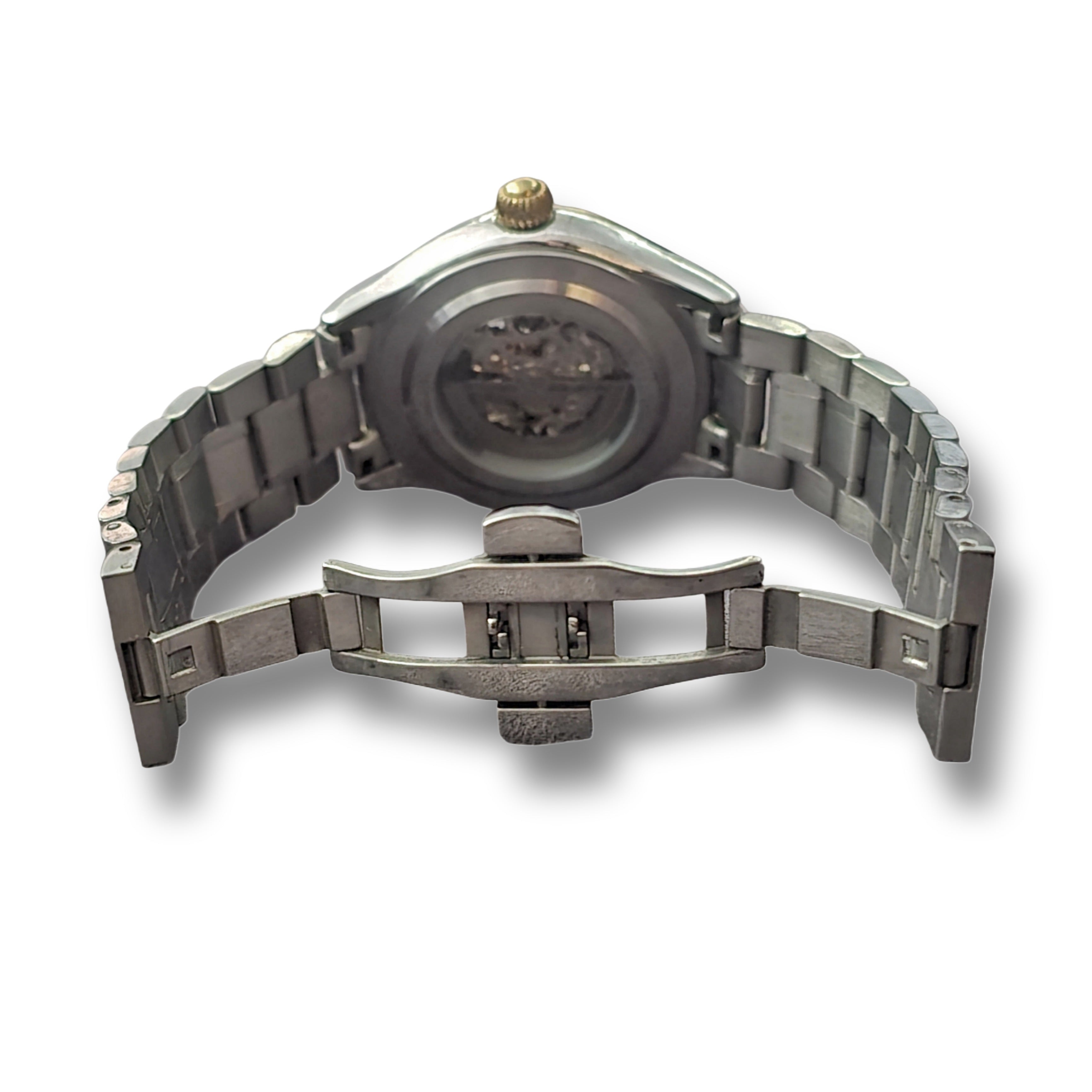 Orologio da polso automatico MVL "Doppio teschio" con movimento giapponese
