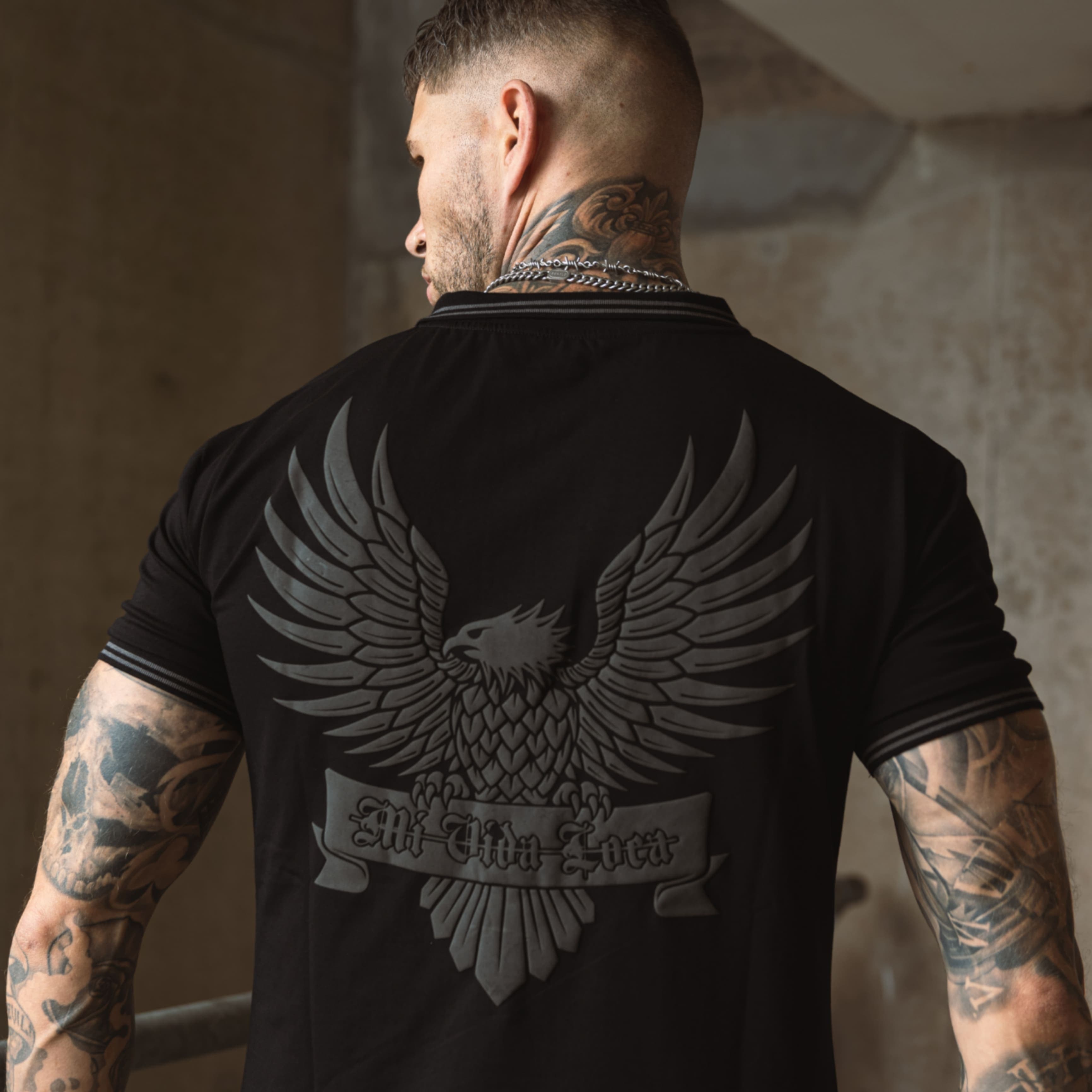 Polo MVL "Eagle" - negro
