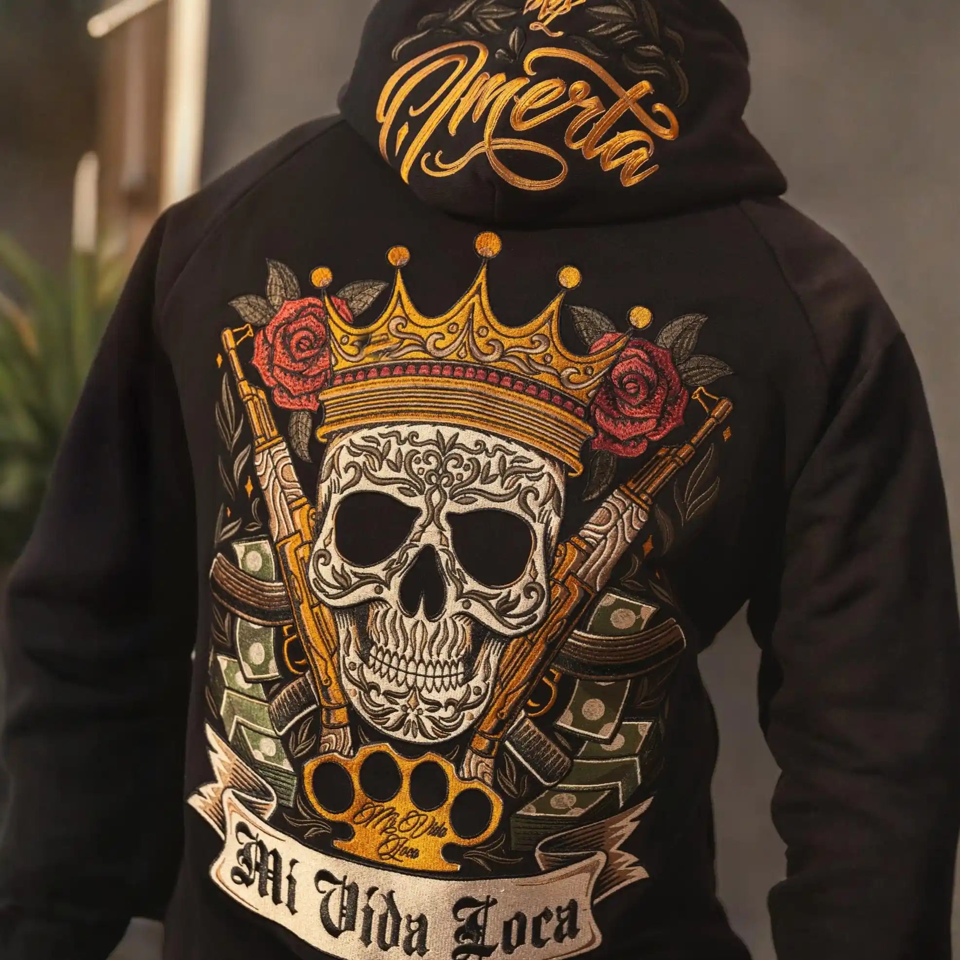 Felpa con cappuccio MVL "AK King" ISCRIZIONE IN LISTA D'ATTESA