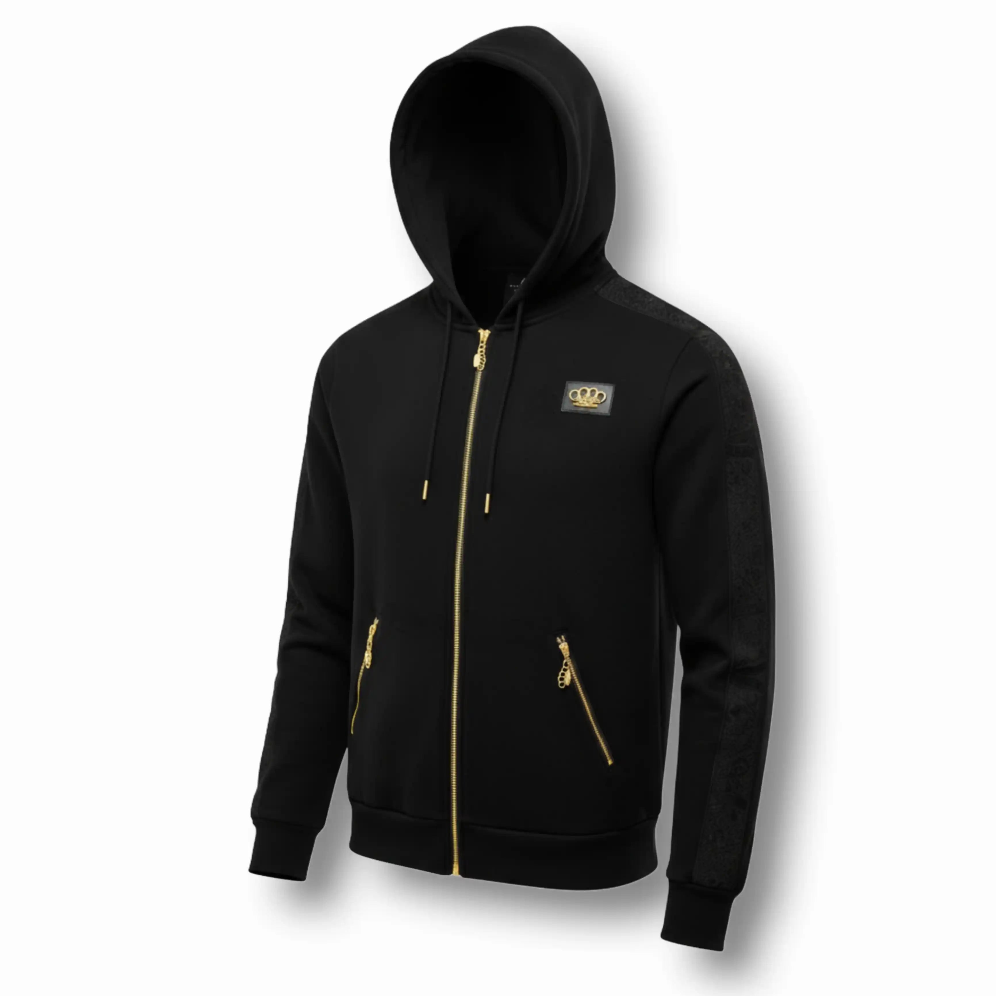 LFR Trainingsanzug Kapuzenpullover – Schwarz/schwarz
