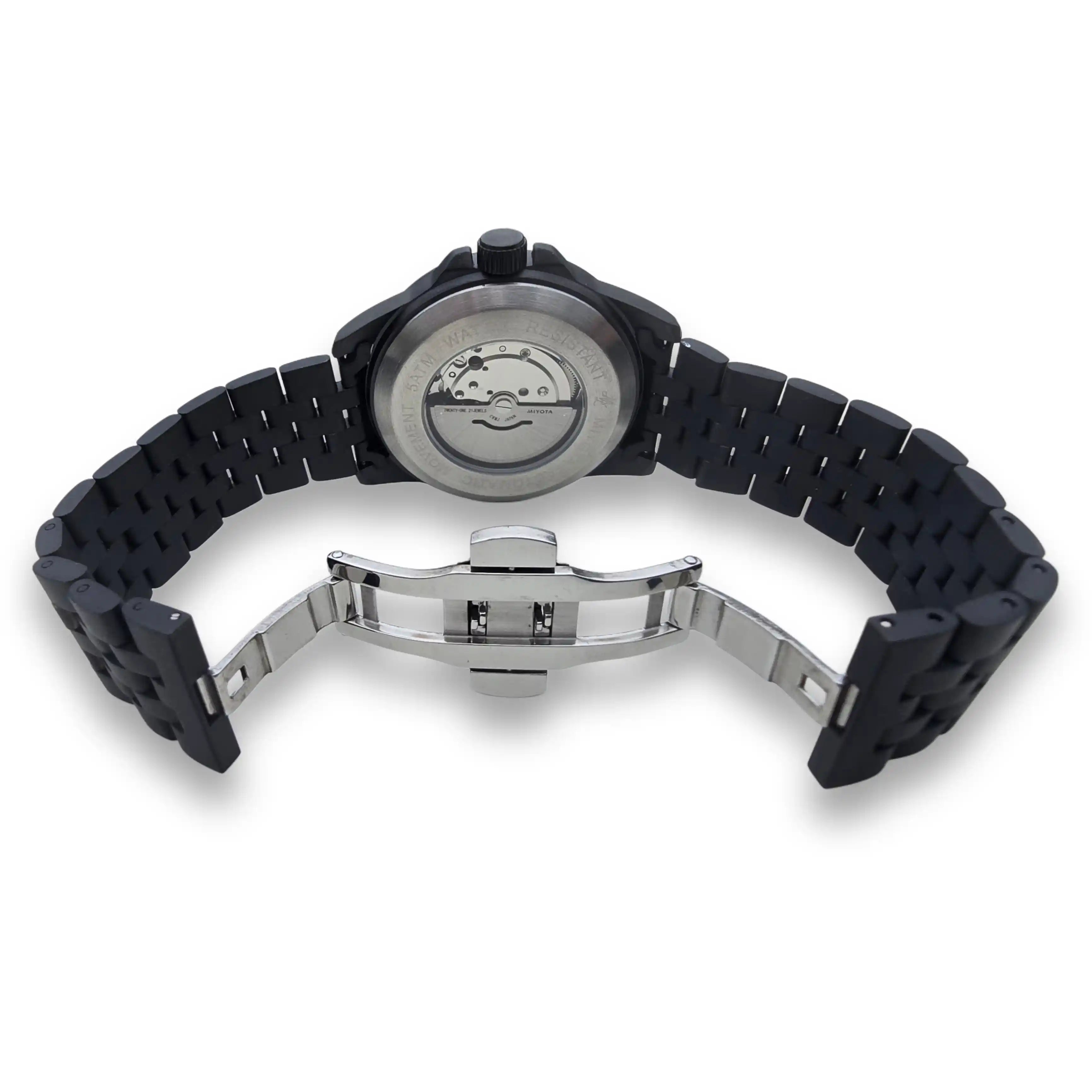 MVL "AK47" Automatic wrist watch - carbon/black