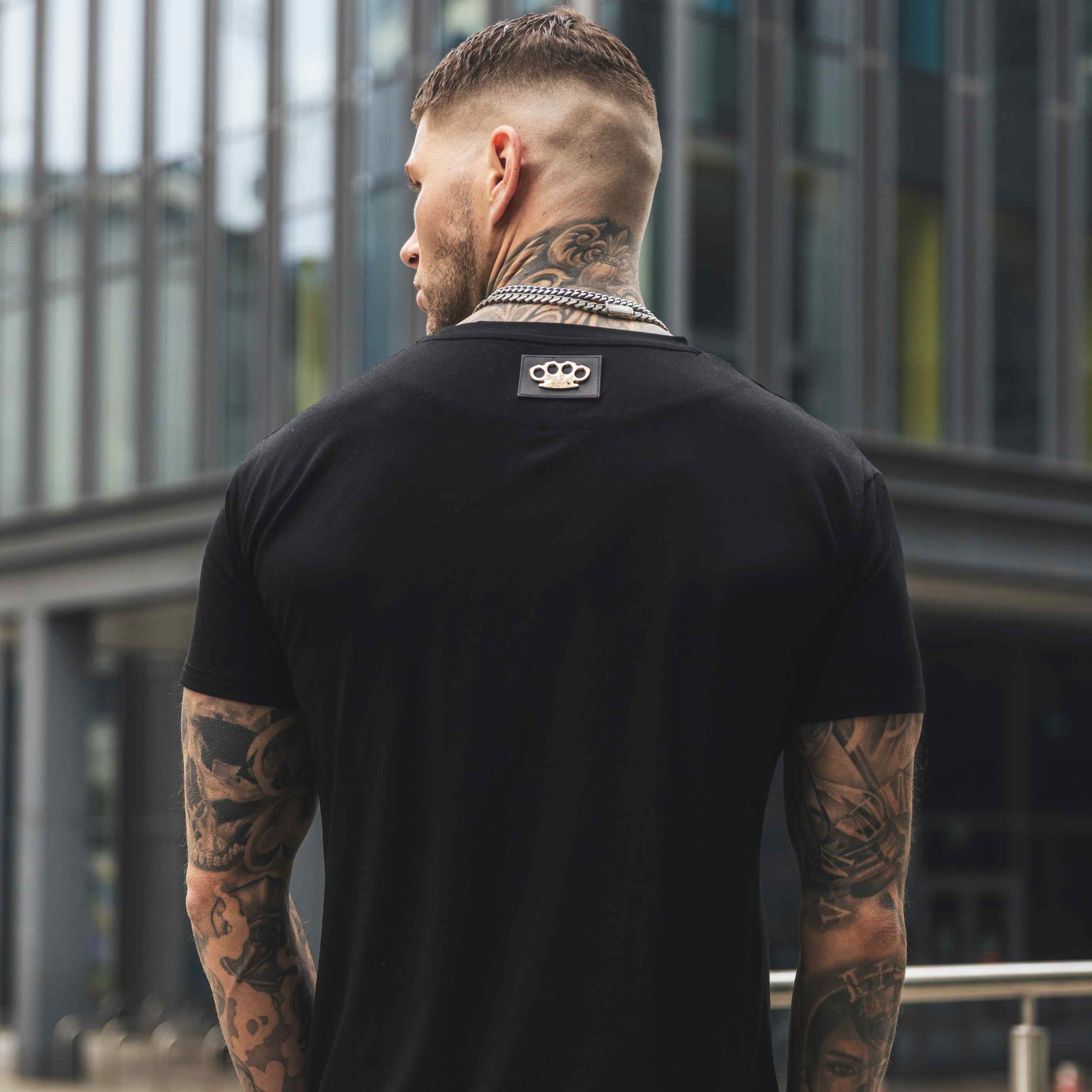 T-shirt « Défends tes valeurs » - noir