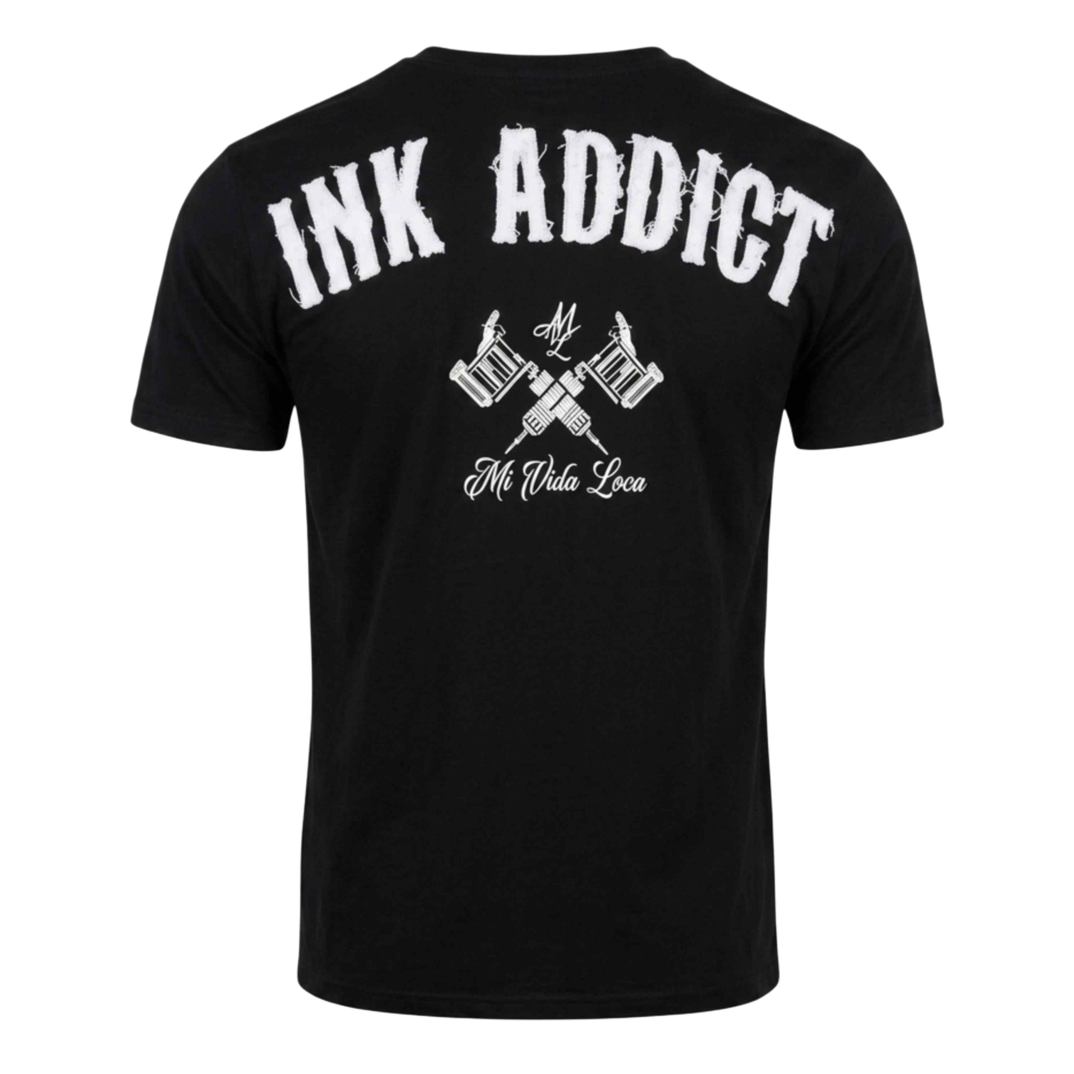 T-shirt « Ink addict » - noir