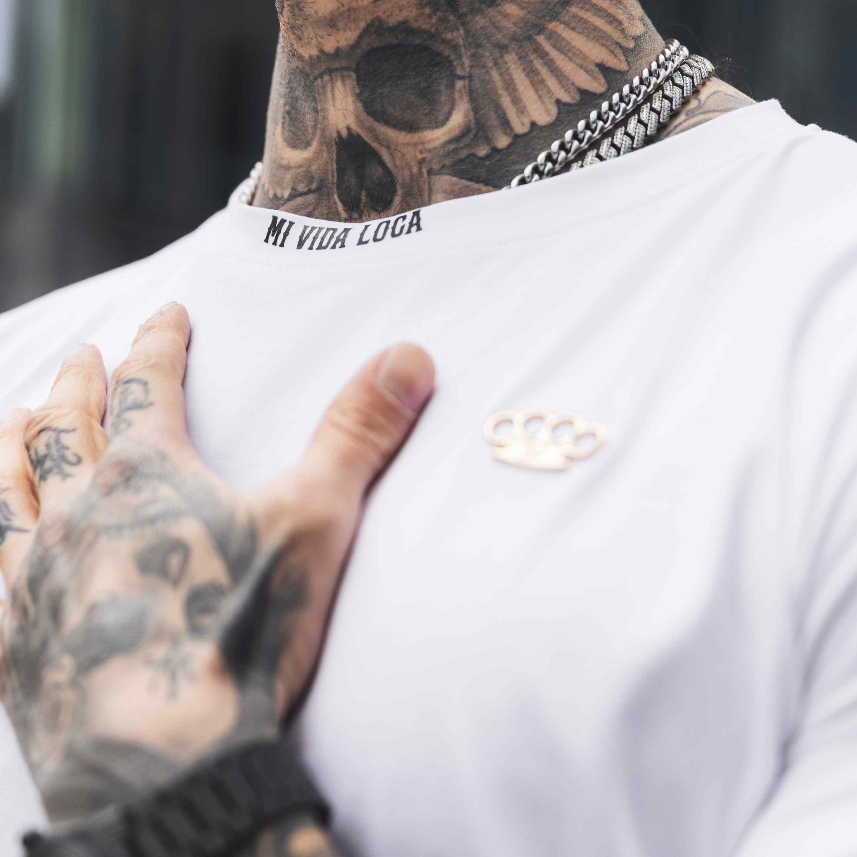 „Ink Addict“-T-Shirt – Weiß