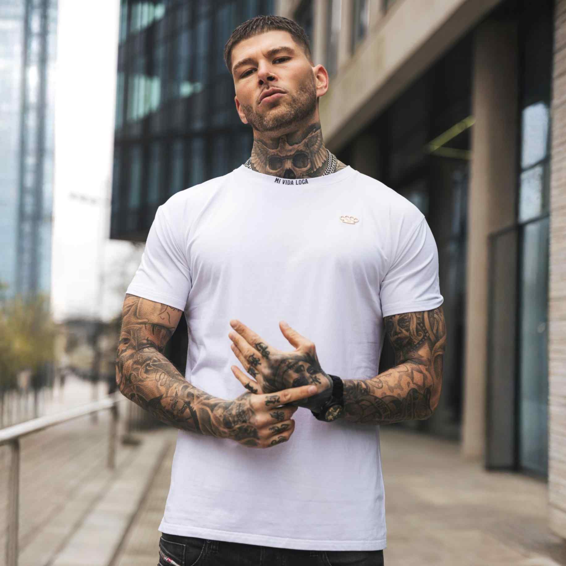 „Ink Addict“-T-Shirt – Weiß