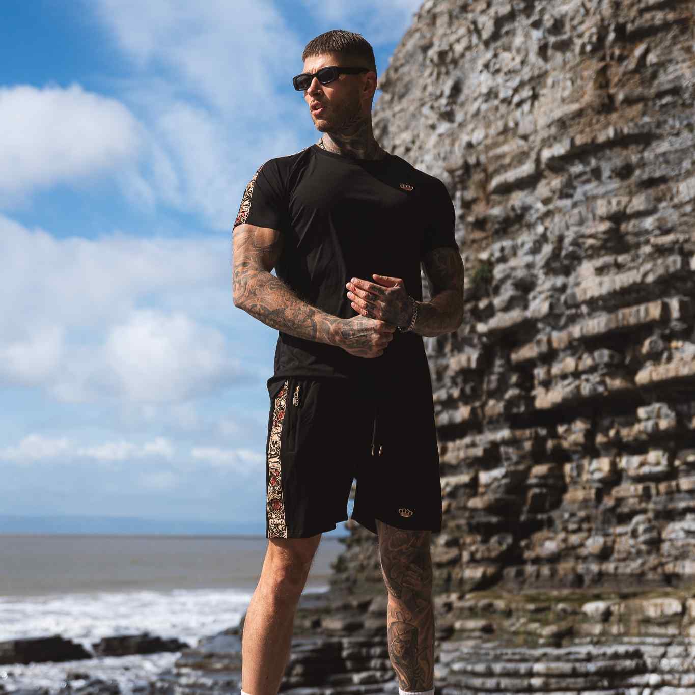 LFR jogger shorts - black