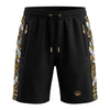 Pantaloncini da jogging decorati Savage - neri