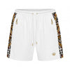 Pantaloncini da jogging decorati Savage - bianchi