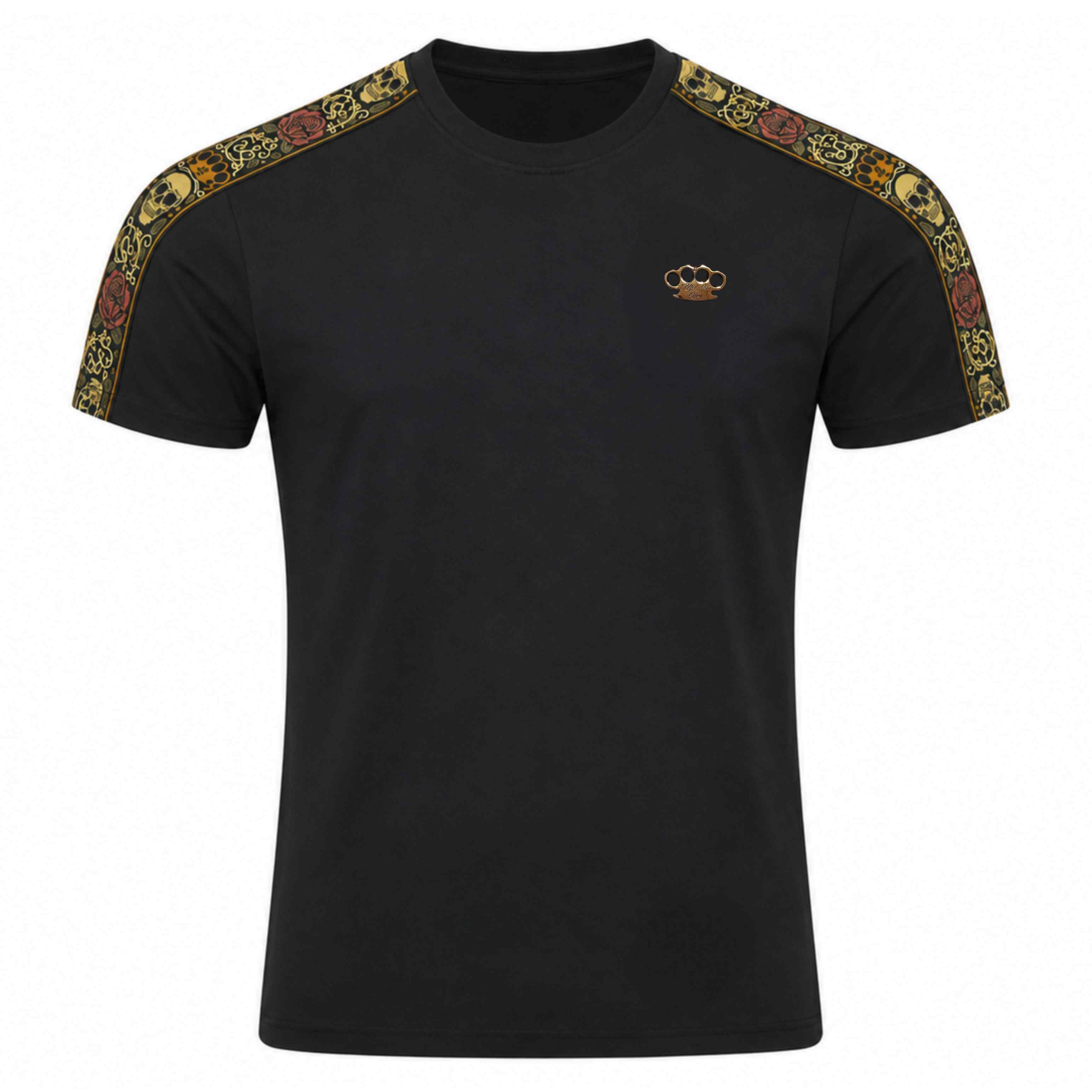 Calavera-T-Shirt – schwarz