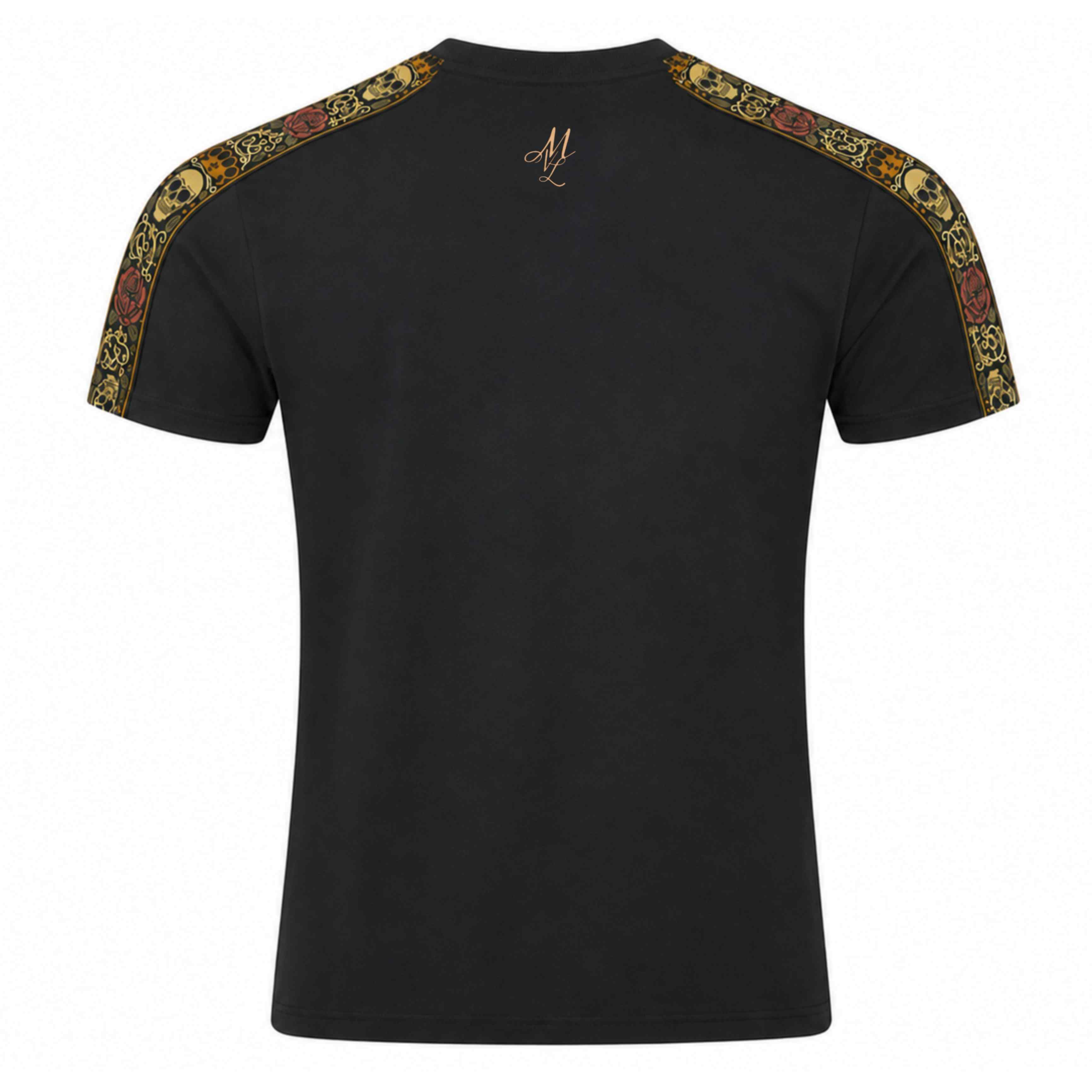 Calavera-T-Shirt – schwarz