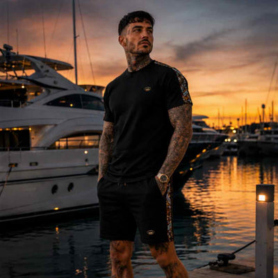 Savage ornate T-shirt black