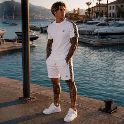 Savage ornate T-shirt - white