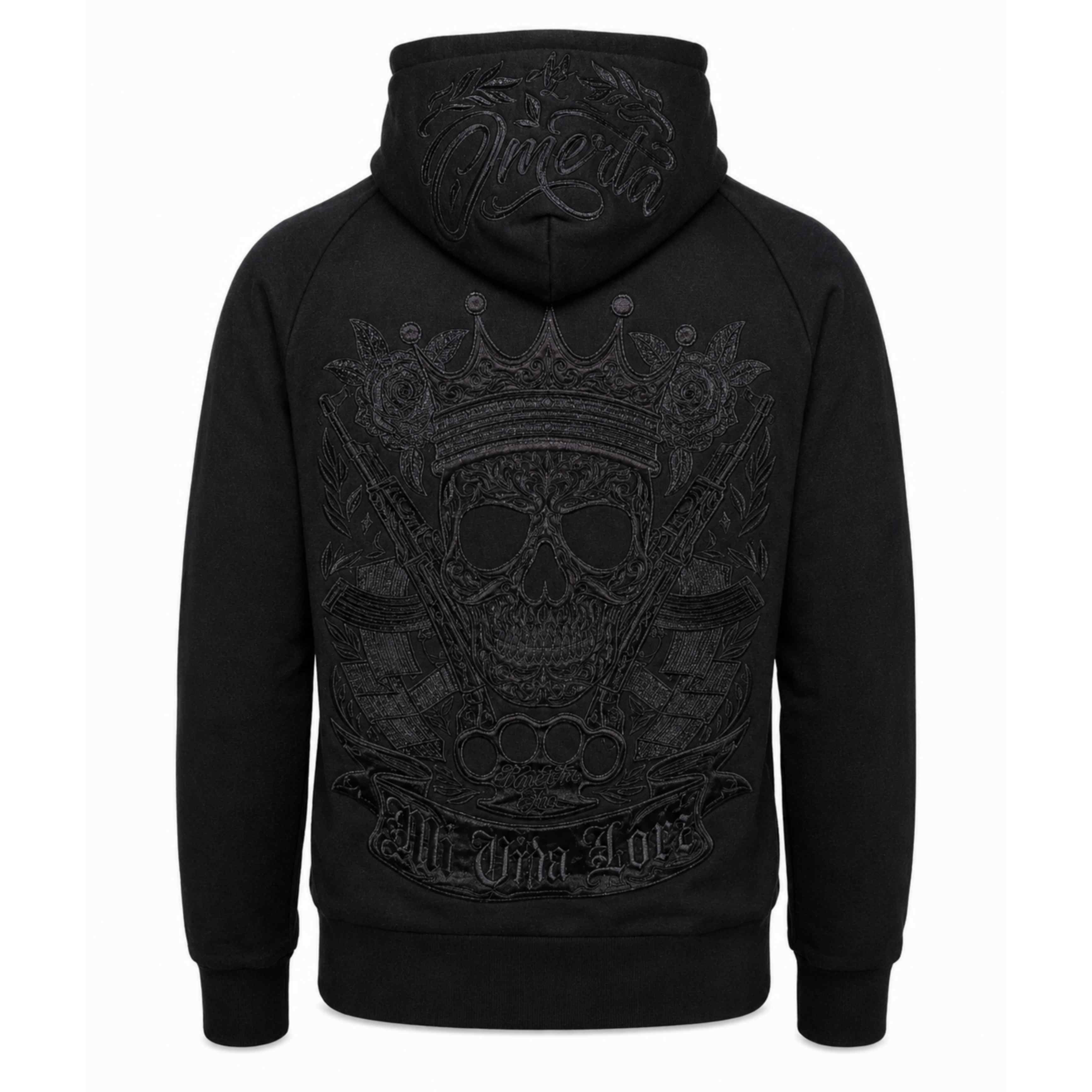 Felpa con cappuccio MVL "Dark AK King"
