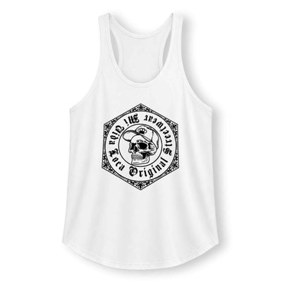 Camiseta sin mangas MVL «Original streetwear» - blanca
