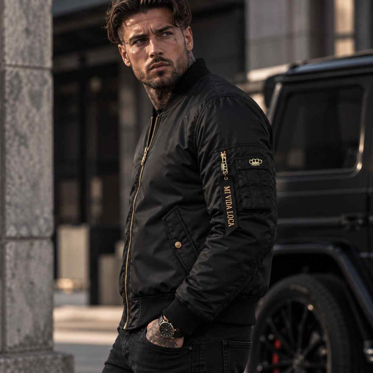Tattooguns Bomberjacke – Herren