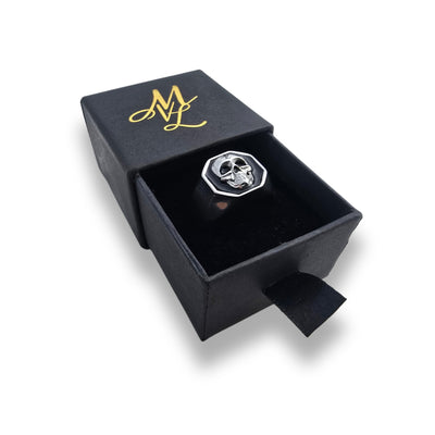 Anello MVL Teschio 3D - argento